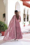 KA 1213 Faux Blooming With Embroidered Work Gown Wholesale Suppliers In Mumbai